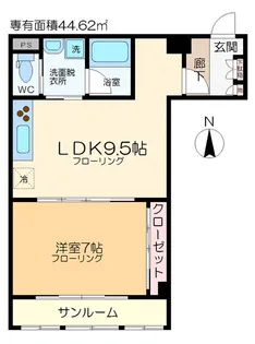 第2小泉ビル【2階】の間取り