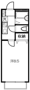 サンモール大和田B【2階】の間取り