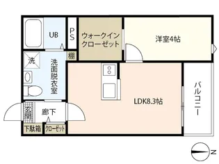 REGALE SOUTH【2階】の間取り