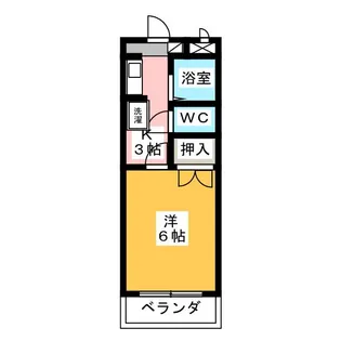 ビューハイツ中野【3階】の間取り