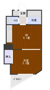 田雑ビル【2階】の間取り