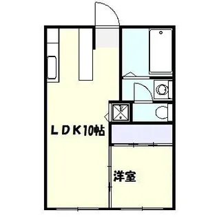 カーサ川辺【1階】の間取り