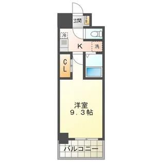 will Do 四日市白須賀【10階】の間取り