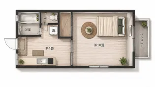 Flat06【1階】の間取り