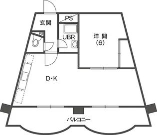 倉敷サンコーポ【3階】の間取り