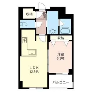 ボヌール東六郷【2階】の間取り