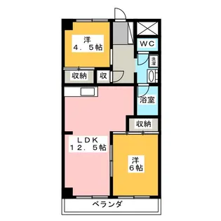 渋谷コート3号館【7階】の間取り