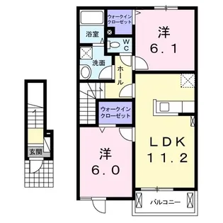 ラメール【2階】の間取り