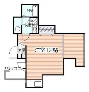 ロイヤルシティ中洲プレミアム【9階】の間取り
