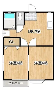 ベルハイツ【2階】の間取り