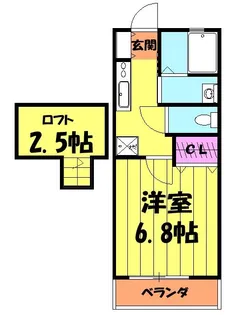 ハイムミキ【2階】の間取り