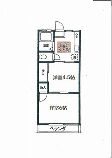 サンコーポ【2階】の間取り