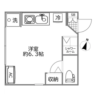 RakRak 下井草【1階】の間取り
