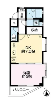イデアーレ鶴川【2階】の間取り