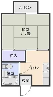 コーポホワイト【1階】の間取り