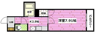 ハイツTAKA【4階】の間取り