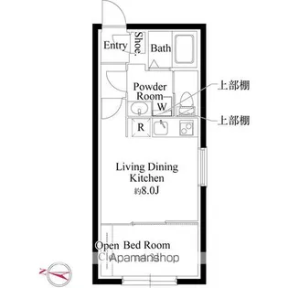 メモラ西馬込【2階】の間取り