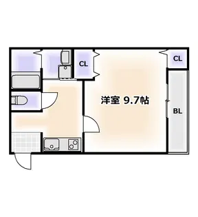 フジパレス今川駅東I番館【3階】の間取り