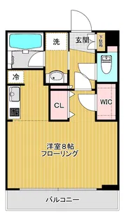 青いリボン【4階】の間取り