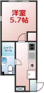 ブルースタイリオ川崎【5階】の間取り