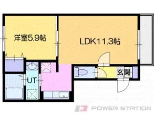 エフステージ大和【3階】の間取り