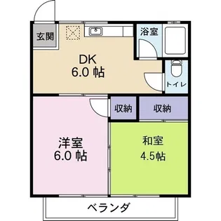 グランドゥール元町II【2階】の間取り