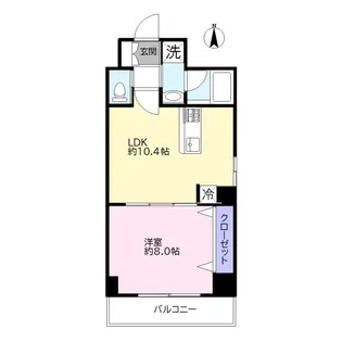 スカイファースト東砂【3階】の間取り