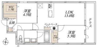 (仮称)新座市大和田メゾン【1階】の間取り