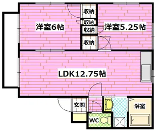 セトル・ヒロ【2階】の間取り