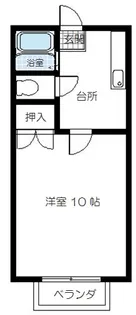 フレンドリーハウスII【2階】の間取り