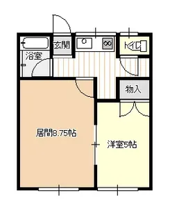 コーポ園【2階】の間取り