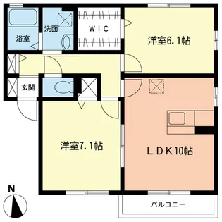 キャッスル【2階】の間取り