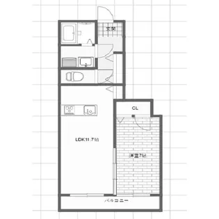 la fortuna【3階】の間取り