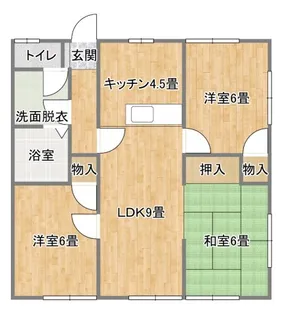 マリーン・ハウス【2階】の間取り