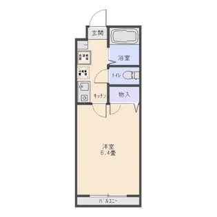 セラドン・グレイ【1階】の間取り