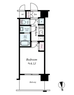 スワンズシティ大阪城南【3階】の間取り