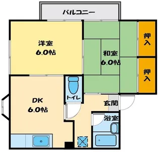 殿山フォレストハウス【1階】の間取り