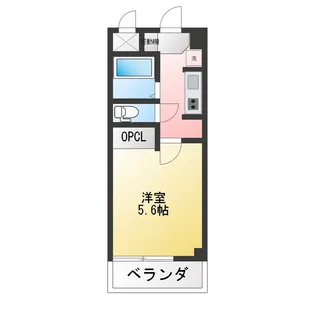 ダイニチ館F1番館【2階】の間取り