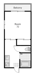 サンパレス山王【フリーwifi付物件】【1階】の間取り