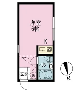 50ウォールA棟【2階】の間取り