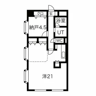 テーアイ二日町ビル【3階】の間取り