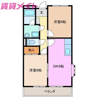 グランメール27【3階】の間取り