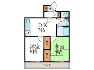 メゾンドール東条【3階】の間取り