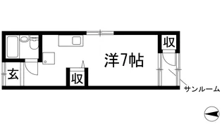 加茂ハイツ【1階】の間取り