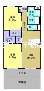 コキンティア【1階】の間取り
