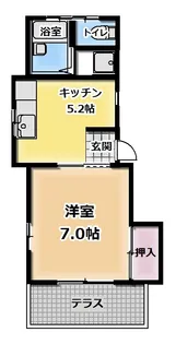 フォレスト弐番館【1階】の間取り