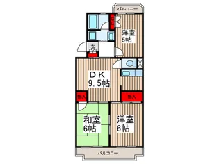 エスポワール草加【3階】の間取り