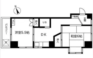 STビル鶯谷【5階】の間取り