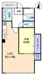 十字ビル【3階】の間取り