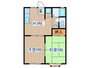 ヒロハイツ【1階】の間取り